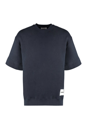 Cotton crew-neck sweatshirt-0